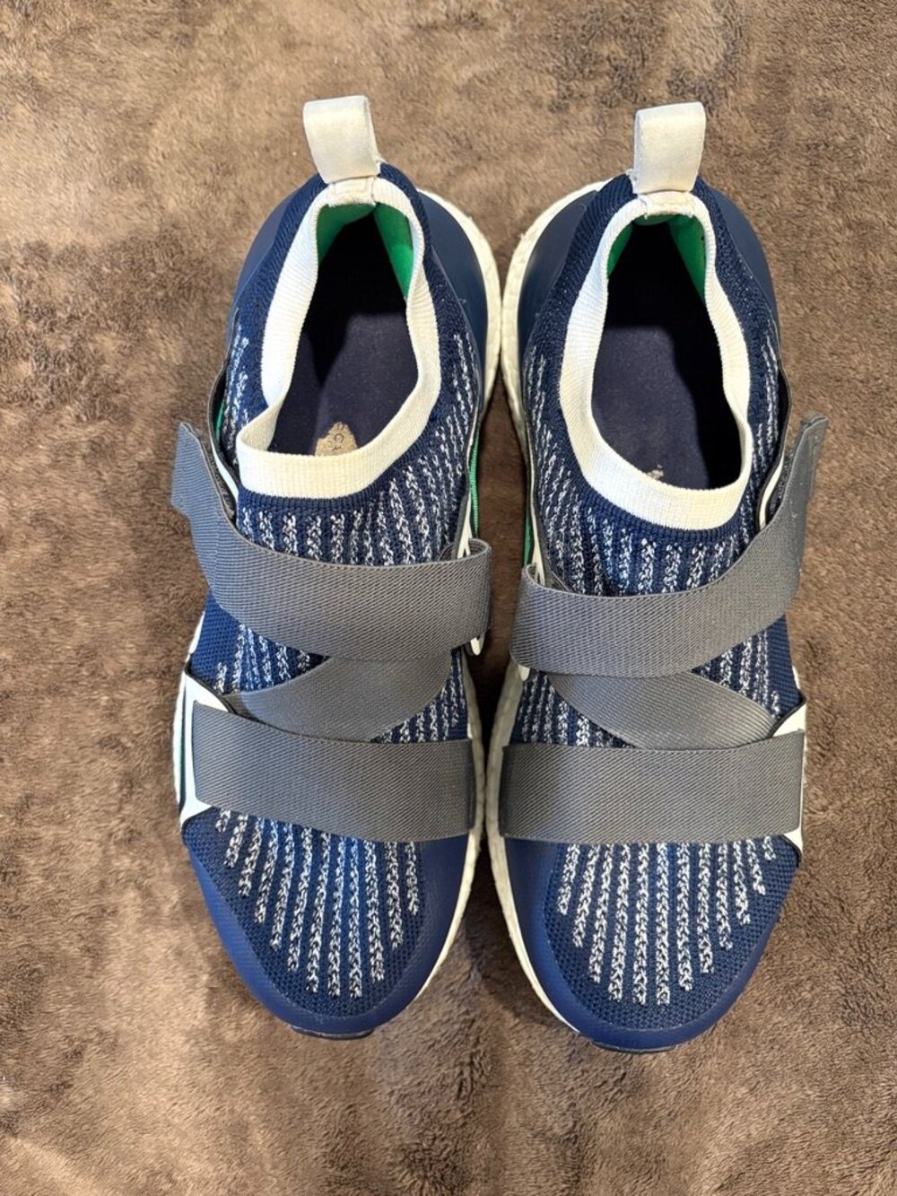 adidas by Stella McCartney UltraBoost X Night Indigo Knit Sneakers - Women's 10